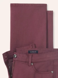 5 Pocket Jeans mit weitem Bein