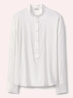 Polo Bluse aus Seide