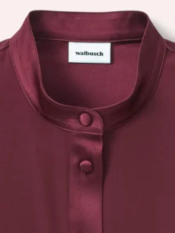 Polo Bluse aus Seide