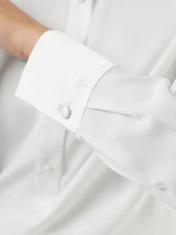 Polo Bluse aus Seide