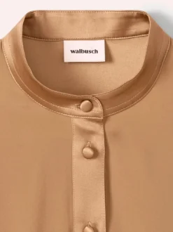 Polo Bluse aus Seide