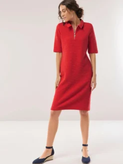 Polokleid mit Struktur