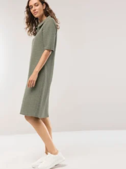 Polokleid mit Struktur