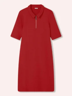 Polokleid mit Struktur