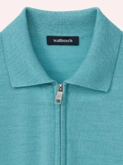 Polo-Pullover Merino Extrafein
