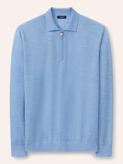 Polo-Pullover Merino Extrafein