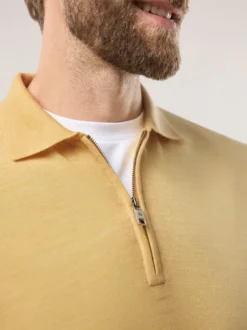 Polo-Pullover Merino Extrafein