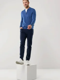Polo-Pullover Merino Extrafein