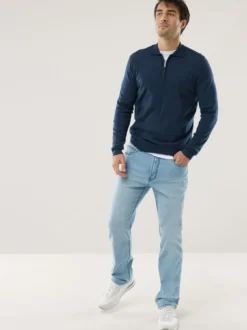 Polo-Pullover Merino Extrafein