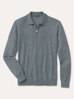 Polo-Pullover Merino Extrafein