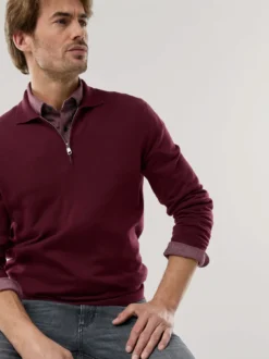 Polo-Pullover Merino Extrafein