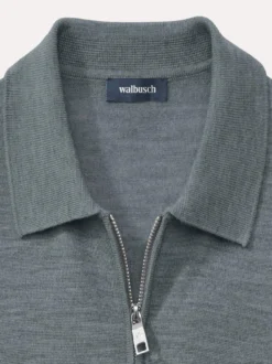 Polo-Pullover Merino Extrafein