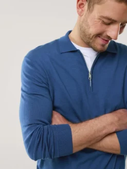 Polo-Pullover Merino Extrafein