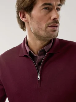 Polo-Pullover Merino Extrafein