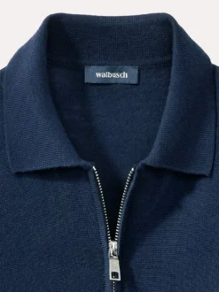 Polo-Pullover Merino Extrafein