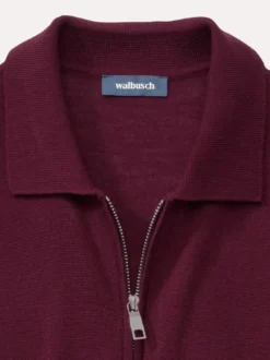 Polo-Pullover Merino Extrafein