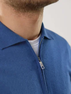 Polo-Pullover Merino Extrafein