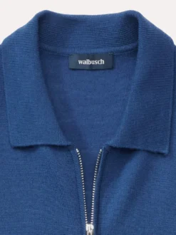 Polo-Pullover Merino Extrafein