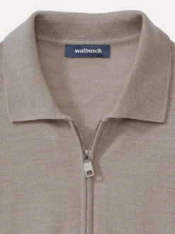 Polo-Pullover Merino Extrafein