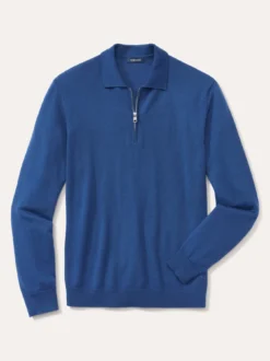 Polo-Pullover Merino Extrafein