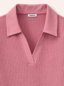 Poloshirt in Strickoptik