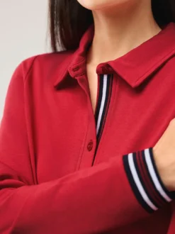 Poloshirt Kontrastdetail