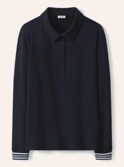 Poloshirt Kontrastdetail