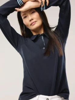 Poloshirt Kontrastdetail