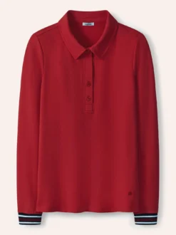 Poloshirt Kontrastdetail