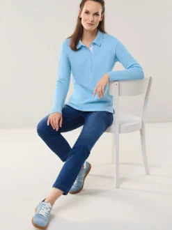 Poloshirt Strukturmuster