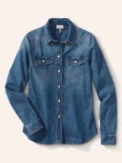 Power Stretch Jeansbluse