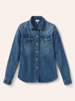 Power Stretch Jeansbluse