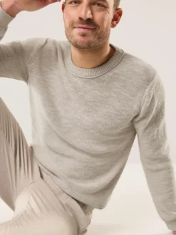 Premium Leinen-Pullover