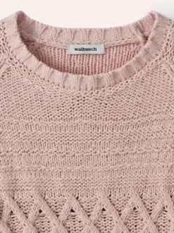 Pullover aus softem Bändchengarn
