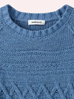 Pullover aus softem Bändchengarn