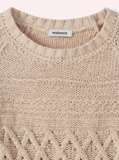 Pullover aus softem Bändchengarn