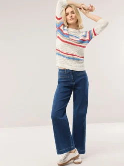 Pullover im Häkel-Look