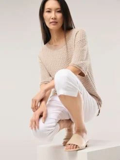Pullover in Bicolor-Optik