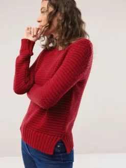 Pullover mit dezentem Streifen