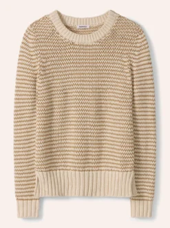Pullover mit dezentem Streifen
