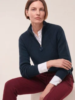 Pullover mit Troyerkragen