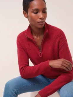 Pullover mit Troyerkragen