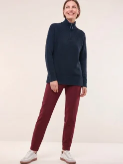 Pullover mit Troyerkragen