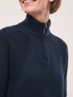 Pullover mit Troyerkragen