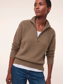 Pullover mit Troyerkragen