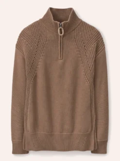 Pullover mit Troyerkragen