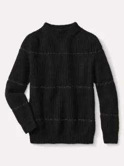 Pullover Paillettenstreifen