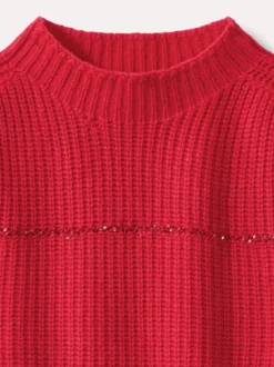 Pullover Paillettenstreifen