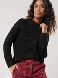 Pullover Paillettenstreifen