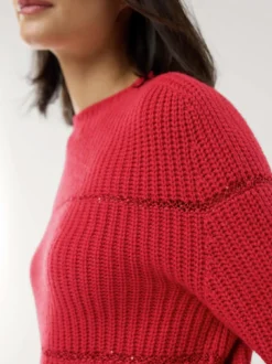 Pullover Paillettenstreifen